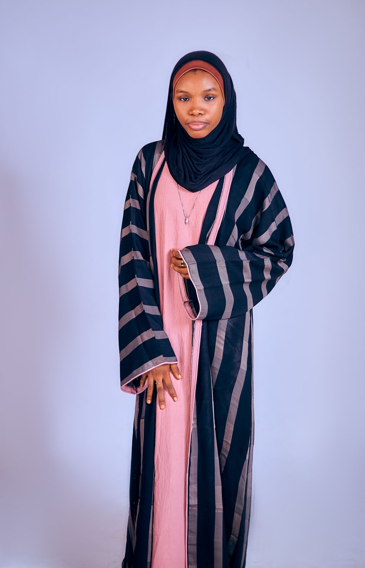 Aleena Open Front Abaya