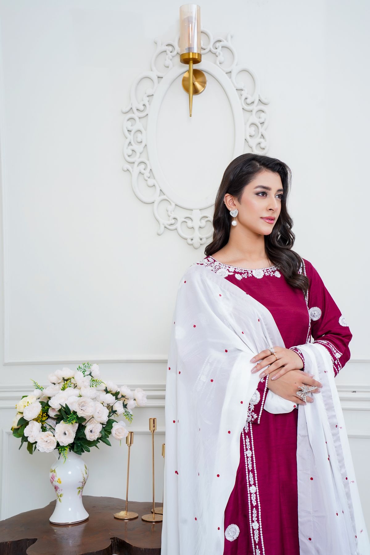 Gulnar Magenta Suit