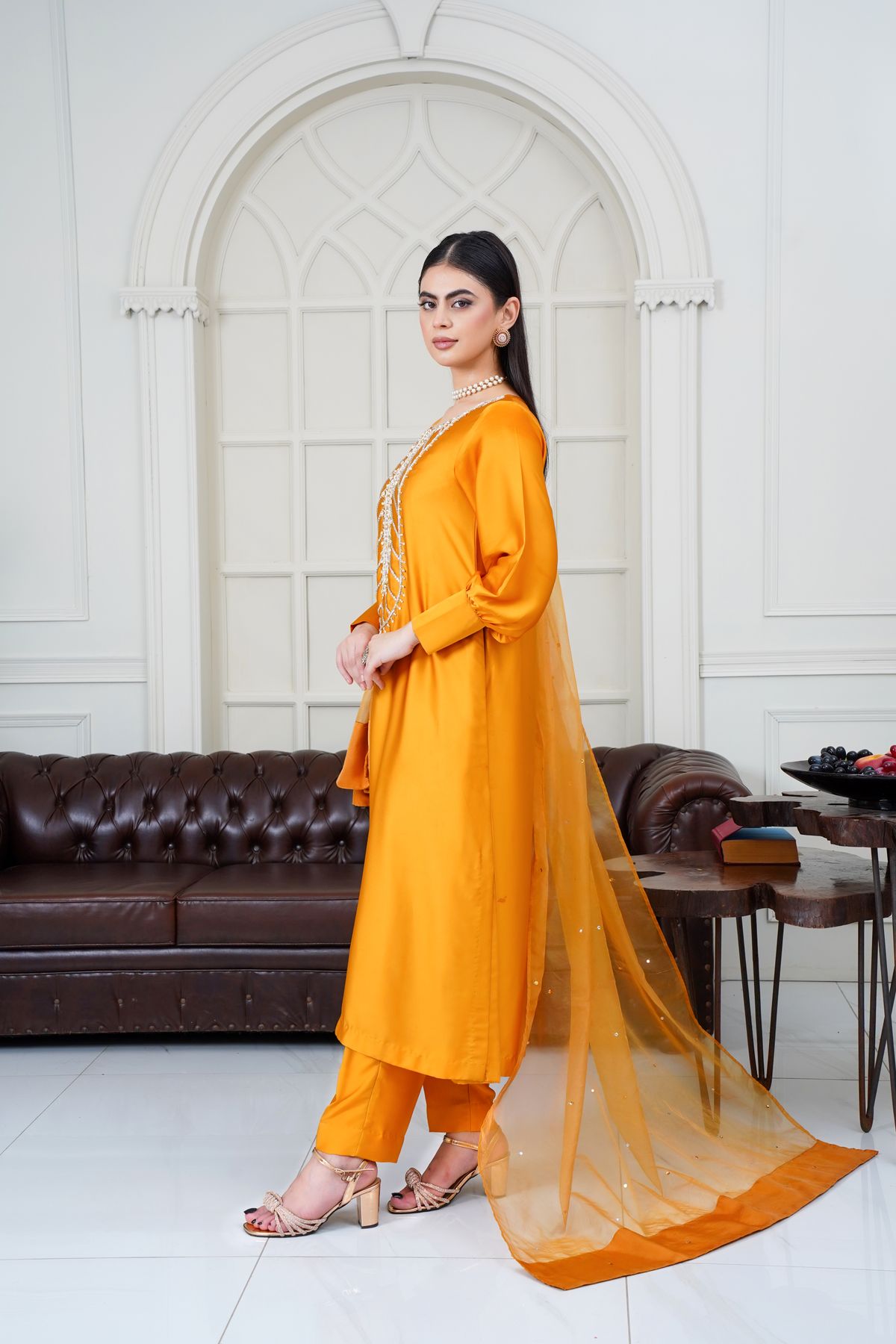 Kesari Marigold Suit