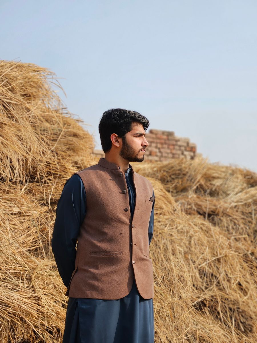 Malakand Embroidered Waistcoat Set