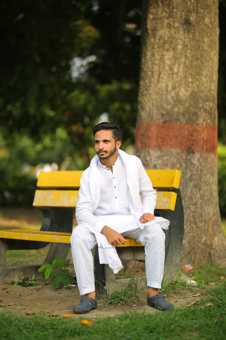 Noor White Namaz Kurta