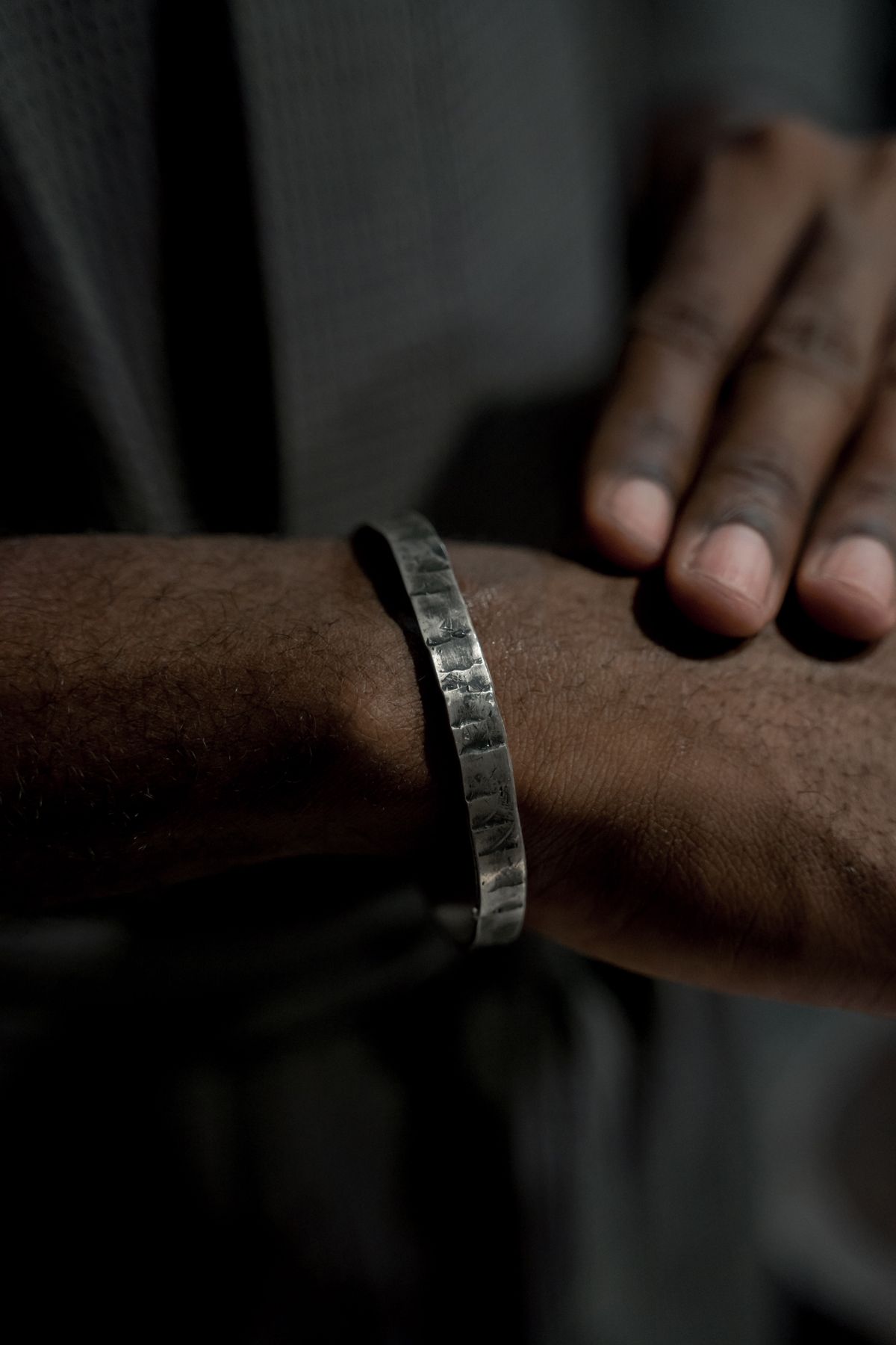 Shahzor Men's Silver Kada