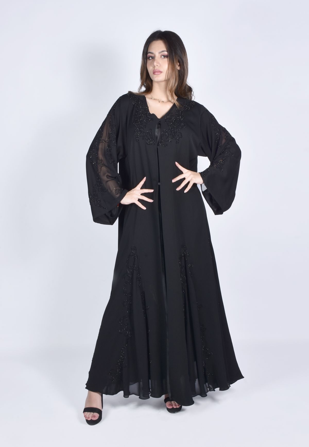 Zeenat Embroidered Abaya